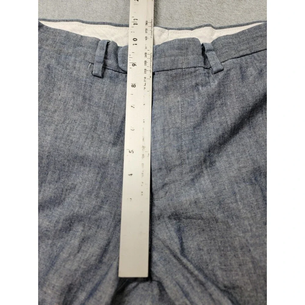J Crew Chino Pants Mens 31x30 (30x29) Slim Bowery Gray Cone Denim‎ Flat Cotton